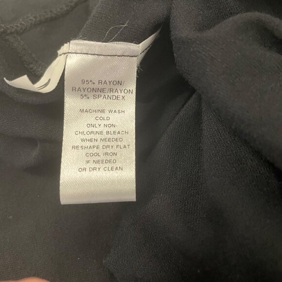 Loft Womens Sleeveless Shift Dress Knee Length Black Size Small - Picture 9 of 9